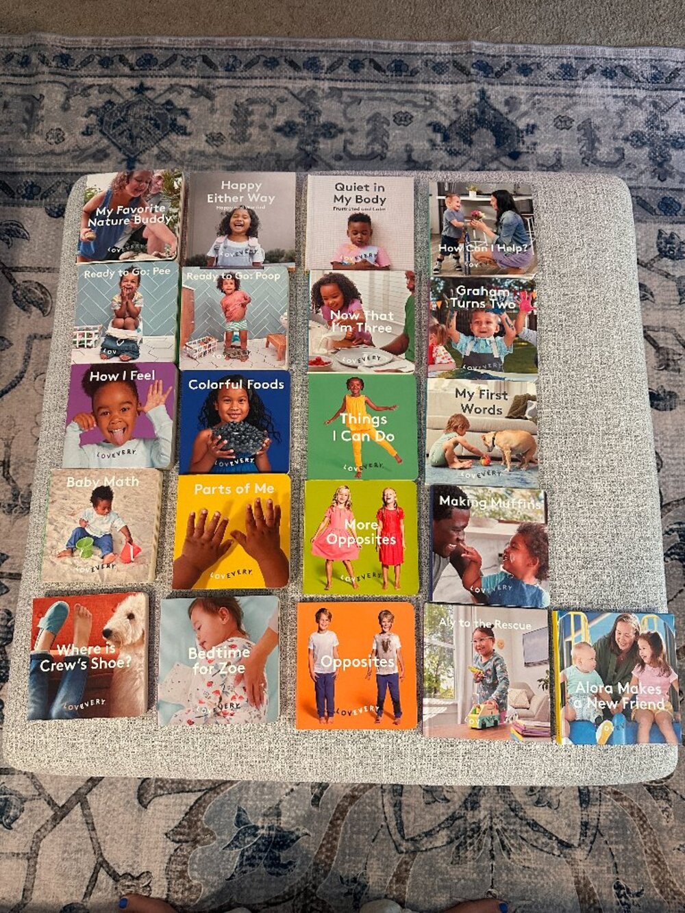 Collection of 21 LOVEVERY Board Books Baby Infant Toddler Mix